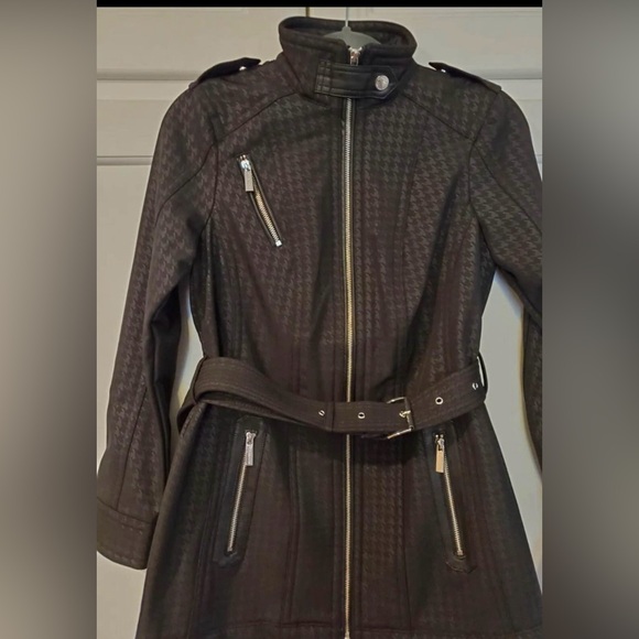 MICHAEL MK Faux Leather
Belted Jacket - Picture 2 of 5